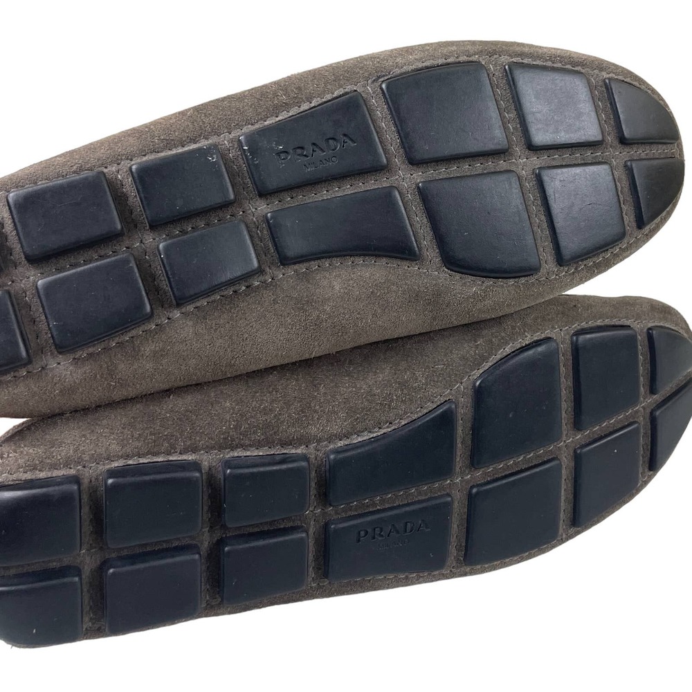 Prada Suede Bow Loafer Shoes 37 | US 7 - Picture 6 of 10